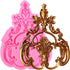 Baroque Silicone Molds Curlicues Scroll Lace Fondant Mold for DIY Cake Decorating, Cupcake Topper, Chocolate Gum Paste