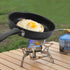 Egg Frying Pan, 4.7-Inch Small Nonstick Pan with Lid, Heat Resistant Skillet for Cooking, Portable Omelet Pan