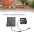 Solar Panel Fan Kit - Mini Solar Powered Exhaust Fan for Greenhouse, Chicken Coops, Sheds, and Windows