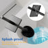 Set,Square 304 RUACQ Toilet Brush and Holder Toilet Bowl Brush for Bathroom with Stainless Steel Handle Toilet Cleaner