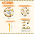 Funhax Set Construction Birthday Party Supplies,Truck Themed Celebration Tableware with Excavator Dump Truck Tractor