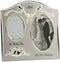 Traditional Two Tone Silver Plated Double Picture Photo Frame for 30th Pearl Anniversary