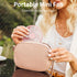 Portable Neck Fan, 3 IN 1 Handheld Mini Fan, USB Rechargeable Eyelash Fan with Lanyard, 180° Foldable for Travel/Summer