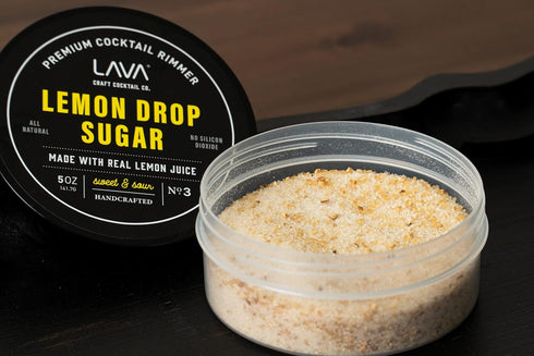 Rimmer, Rimmer 5oz LAVA Premium Lemon Drop Sugar Cocktail All Natural Sugar, Sweet & Sour, Real Lemons, Pure Cane