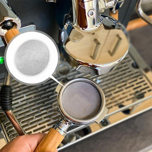 Espresso Puck Screen, 51mm Reusable Mesh Coffee Filter for Espresso Portafilter, 1.7mm Thickness