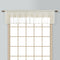 Batiste Semi-Sheer Straight Valance, 54 by 16-Inch, Natural