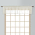 Batiste Semi-Sheer Straight Valance, 54 by 16-Inch, Natural