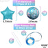 KatchOn Big Mermaid Decorations - Pack of 8 | Mermaid Balloons for 3rd Birthday Party