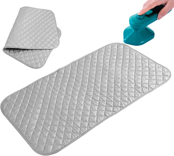 Portable Ironing Pad, Foldable Blanket for Small Household Ironing Board, Suitable for Washer Dryer Desktop Countertop