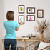 4x6 Set 12 4x 6 4 x6 EYMPEU Picture Frames Rustic Brown Walnut Wood Color of Multi Display Wooden Photo Frames Bulk