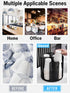 Rotatable Cup and Lid Organizer with 4 Compartments, Coffee Cup Dispenser for 5-16 oz Paper Cup Storage
