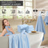 4 35"x70" Set Cozy Piece Extra Large Bath Towel Oversized Bath Sheet Blue Bath Towel for Bathroom Ultra Soft Highly