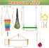 9 Pack 2 1 1 1 2 2 Chicken Toys for Coop Accessories, Chicken Enrichment Toys with Swing, Wood Stand, Xylophone