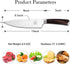 imarku Chef Knife - 8 Inch Sharp Kitchen Knife, HC Steel Japanese Paring Knife, Birthday Gifts for Women/Men, Premium