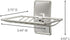 Command 1 2 Command Soap Dish for Shower, Damage Free Hanging Bathroom Soap Dish, No Tools Bar Soap Holder, Satin