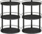 YATINEY Spice Rack, Set of 2 Lazy Susan Organizer, 3 Tier Turntable