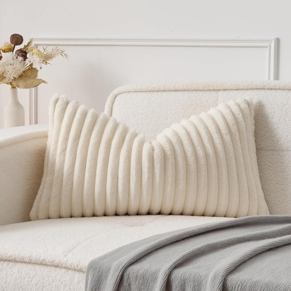 UGASA Lumbar Throw Pillow Cover 14x24 Inch Set of 1 Super Soft
