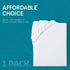 White Classic Fitted Hospital Bed Sheets, Cotton with 200 Thread Count, Size: 36" x 80" x 9"