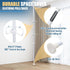 12 Corner Coat Rack - Hook Tension Rod Plant Stand Stainless Steel Organizer for Coats, Towels, Plants & More, No