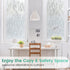 rabbitgoo Frosted Glass Privacy Window Film | No Glue Static Cling | Sun Blocking Vinyl Clings 17.5" x 78.7"