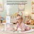 4.5L 20dB 100H Top Fill Humidifiers for Bedroom, Tank for Large Room, Oil Diffuser, Quiet Cool Mist Air Humidifier