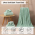 8 Set Sheet-2 Towels,2 Towels,4 Oliven Pcs Green Cabana Stripe Large Bath Towel Oversized Bath Bathroom Hand Washcloths