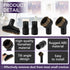 chaseroad 5PCS Set 5.9 1 1/4" Horse Hair Brush Vacuum Attachment - Black Round Vacuum Attachments & Brushes - In Long