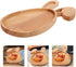 Cabilock Easter Bunny Cutting Board, Rabbit Shaped Kitchen Chopping Board Platter for Cheese, Dessert Serving Tray