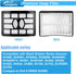 Leadaybetter Filter Replacement for Shark Rotator Pro Lift-Away NV500, NV501, NV502, NV505, NV552, UV560, ZU780, ZU782,