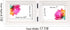 Double Horizontal White Wood Picture Frame 5x7 - 4.5x6.5 Opening Foldable Photo Frame for Landscape View