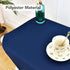 24x24 inch, NEWISHER Navy Blue Square Tablecloth Heavy Duty Polyester Fabric Table Cloth, Washable Solid Reusable Table