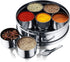 7 8 inch Vinod Stainless Steel Masala Dabba, Spice box, Compartments with Lid, Diameter, See-through