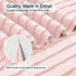 8 Set Sheet-2 Towels,2 Towels,4 Oliven Pcs Pink Cabana Stripe Large Bath Towels Oversized Bath Bathroom Hand Washcloths