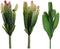 Set of 3 Artificial Succulent Plants, Faux Cactus DIY Material for Home Decor
