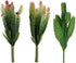 Set of 3 Artificial Succulent Plants, Faux Cactus DIY Material for Home Decor