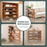 Eloplzxe 5 Closet,Small Closet 18.897.4825.98inch Shoe Rack,Small Tier Shoe Organizer Storage Shelf,Bamboo Narrow Shoe