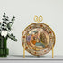 Golden Plate Stand for Display, 6 Inch Decorative Holder for Picture Frames, Books, Photos, Art