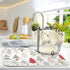 Nander Beautiful Christmas Tree Dish Drying Mat, Absorbent Reversible Dish Draining Mat for Kitchen Counter