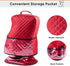 BAGSPRITE Stand Mixer Cover with Appliance Sliders, Compatible with KitchenAid Mixer 6/7/8 Quart, Pockets for