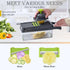 Pro-Series 16-in-1 Vegetable Chopper - Dewpeton Mandoline Slicer, Food Chopper with Container, Kitchen Essential