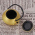 Japanese Cast Iron Teapot, Gold Tetsubin Tea Kettle, 50ml Mini Teapot Kettle, Traditional Japanese Teapot with Handle