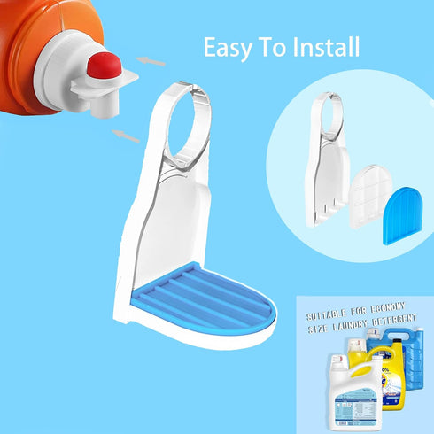 Yuanwovv 2 Packs Laundry Detergent Cup Holder Switch Easily No More runny or Messy Laundry DetergentLaundry Cup Holder