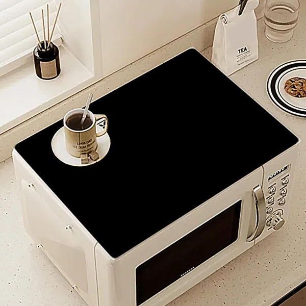 Rubber Mat for Microwave Top Cover - Nonstick Heat Resistant Multipurpose Mats, 18"x14" Non Slip