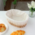 YAHUAN Round Bread Basket Serving Woven Bread Baskets Wicker Basket Sourdough Proofing Basket with Removable Liner