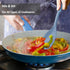 2 Pack Large Silicone Cooking Spoon - Non-Stick Slotted and Solid Spoon Set with Deep Bowl for Mixing