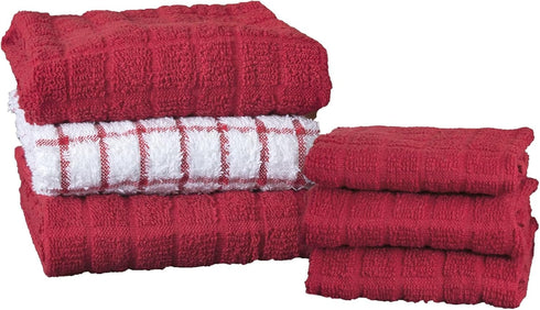Ritz Premium Kitchen Towel and Dish Cloth Value Set: Highly Absorbent, Super