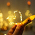 8 Pack 20 Wine Bottle Lights, LED Flameless Candle Cork Bottle String Light Battery Operated Silver Wire Mini Fairy