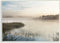 Stupell Industries Misty Marsh Wetland Landscape, Tall Grass Distant Forest Wall Plaque by Irene Weisz, 15 x 10