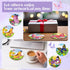 Reallnaive 45 4 Inch Pcs Butterfly Wooden Coasters Painting Kit, Paint Your Own Boho Coasters with Markers, Mothers Day
