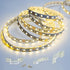 Qunclay 300 Pack Strip Light Mounting Brackets, LED Clear Clips with Screws for 12 mm Wide IP67/68 Strip Lights